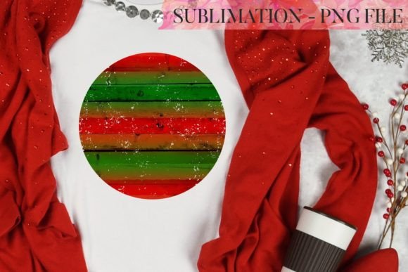 Download Christmas Sublimation Red Green Circle - Premium Resources