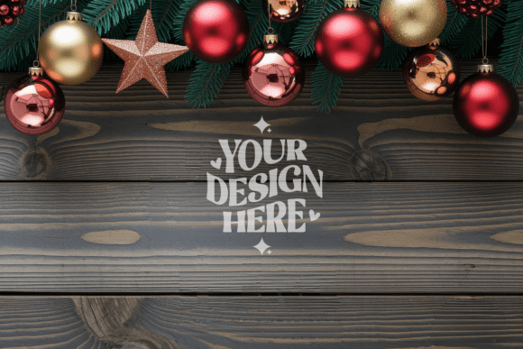 Download Christmas Flat Lay Background Mockup - Premium Bundle