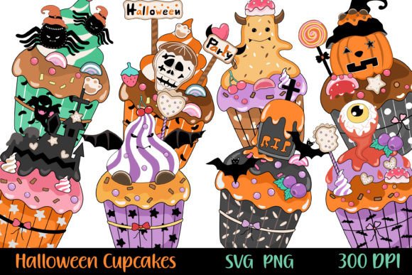 Download Halloween Cupcakes SVG - Cupcake Collection