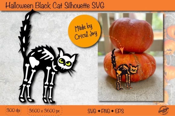 Download Black Cat Silhouette SVG| Scary Cat - Silhouette svg Collection