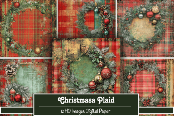 Download Christmas Bold Red &amp; Green Plaid - Premium Resources